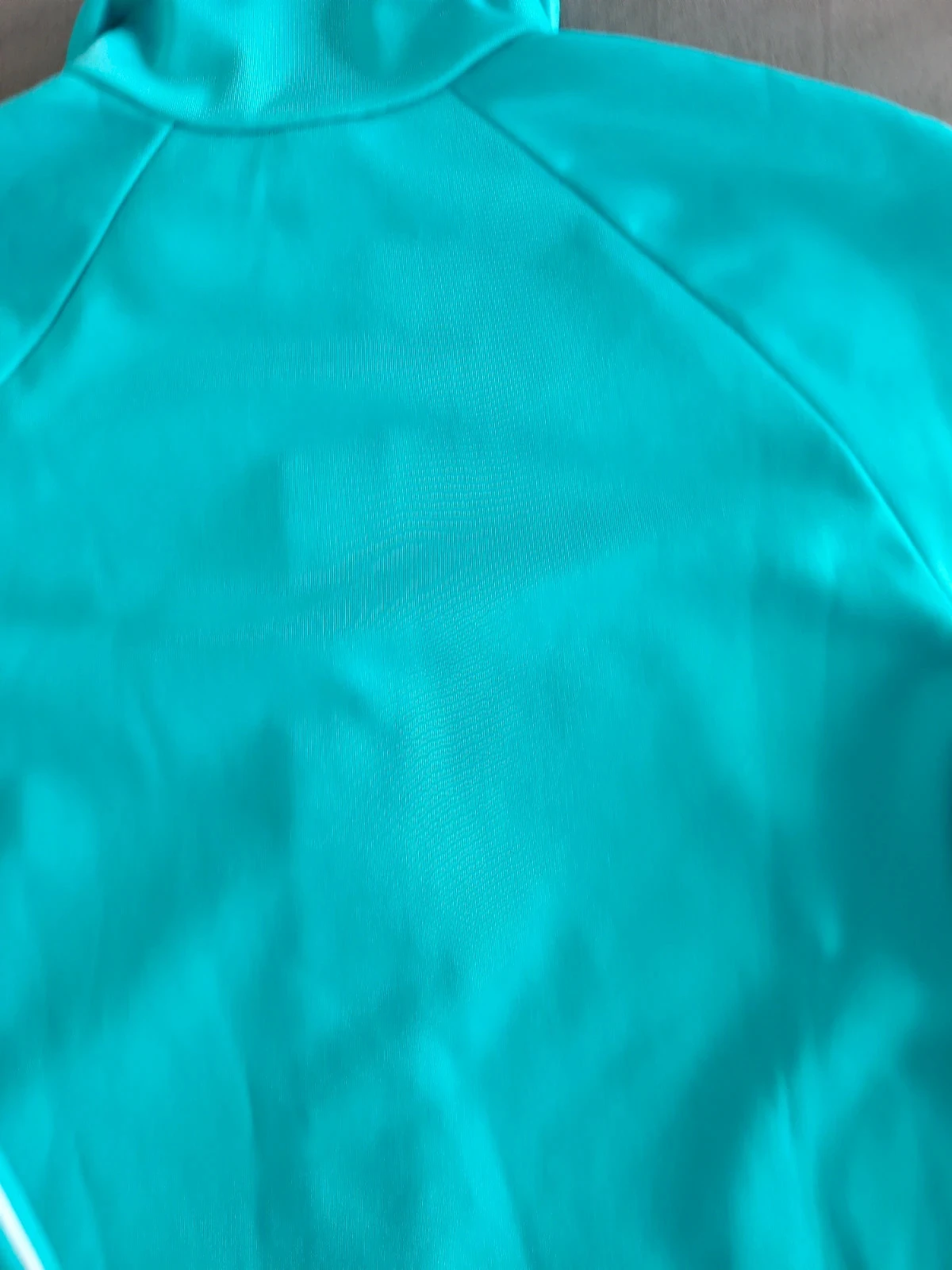 Casaco/manteau/abrigo/jas - cappotto com fecho azul turquesa da Domyos 12 anos – photo 8